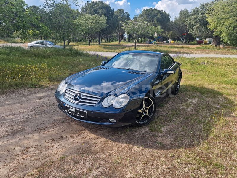 Azul Usado 2002 Mercedes SL500 Descapotable | 24.000 € - Imagen 1/4