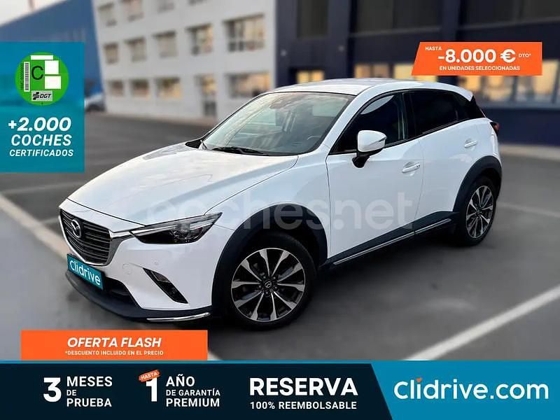 Blanco Usado 2019 Mazda CX-3 SUV | 16.890 € (Precio justo) - Imagen 1/4