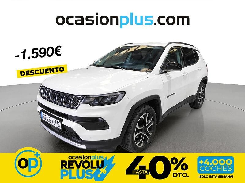 Usado Jeep Compass Limited 130 CV (95 kW) 2021 Blanco SUV