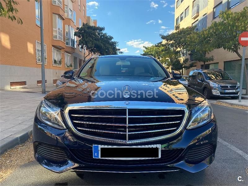 Azul Usado 2017 Mercedes C220 Avantgarde Familiar | 17.500 € (Super precio) - Imagen 1/4