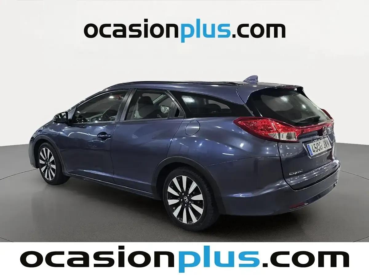 Usado Honda Civic Elegance 120 CV (88 kW) 2017 Azul Familiar