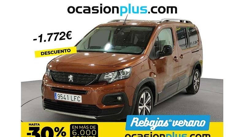 Marrón Usado 2020 Peugeot Rifter GT-line Monovolumen | 17.728 € (Precio justo) - Imagen 1/4
