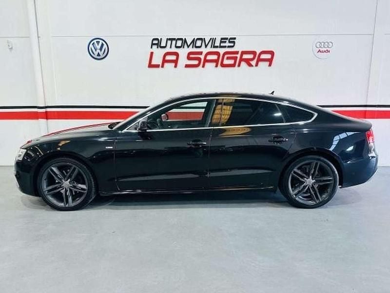 Usado Audi A5 S-Line 170 CV (125 kW) 2014 Negro Utilitario