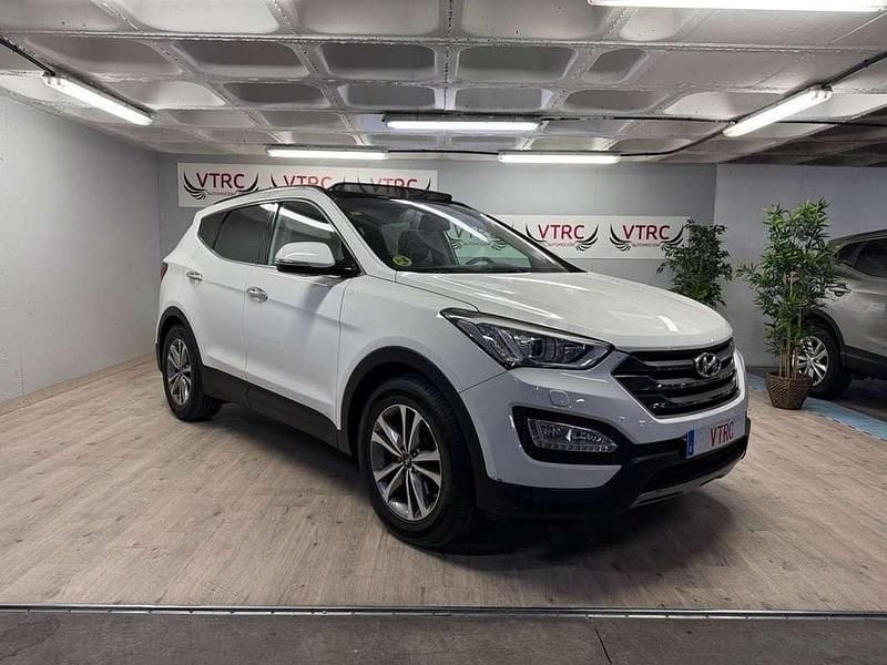 Blanco Usado 2015 Hyundai Santa Fe SUV | 12.800 € - Imagen 1/4
