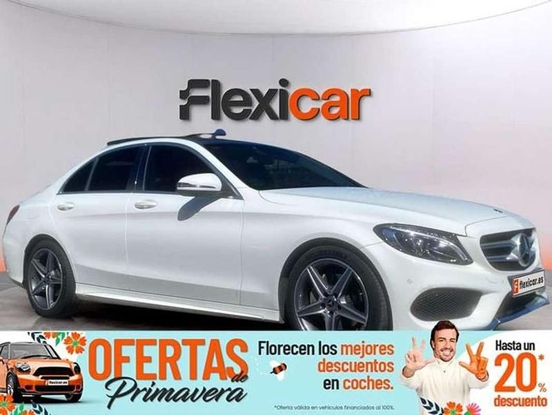 Usado Mercedes C220 Avantgarde 170 CV (125 kW) 2017 Blanco Berlina
