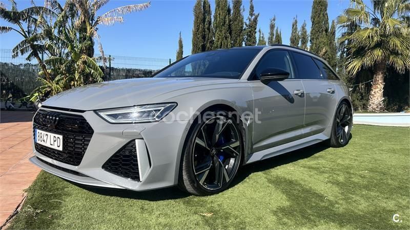 Gris / plata Usado 2021 Audi RS6 Familiar | 89.900 € (Super precio) - Imagen 1/4