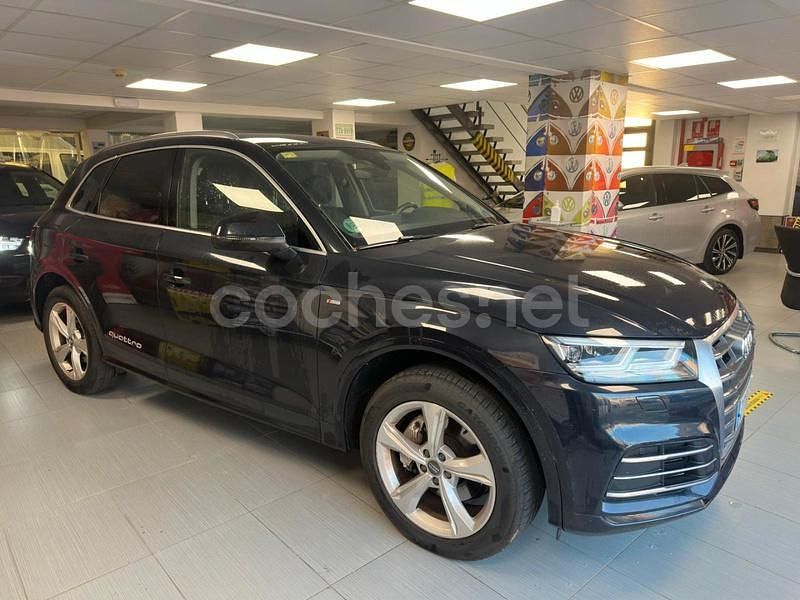 Usado Audi Q5 163 CV (119 kW) 2018 Azul SUV