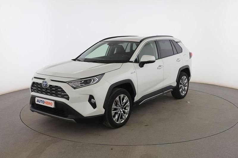 Blanco Usado 2021 Toyota RAV4 Hybrid Luxury SUV | 34.299 € (Un poco caro) - Imagen 1/3