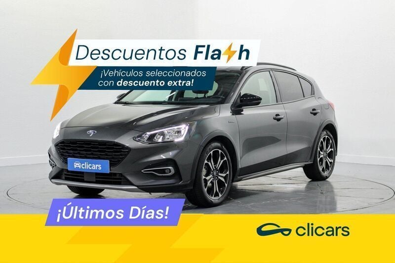 Gris Usado 2021 Ford Focus Active Berlina | 13.990 € (Precio justo) - Imagen 1/4