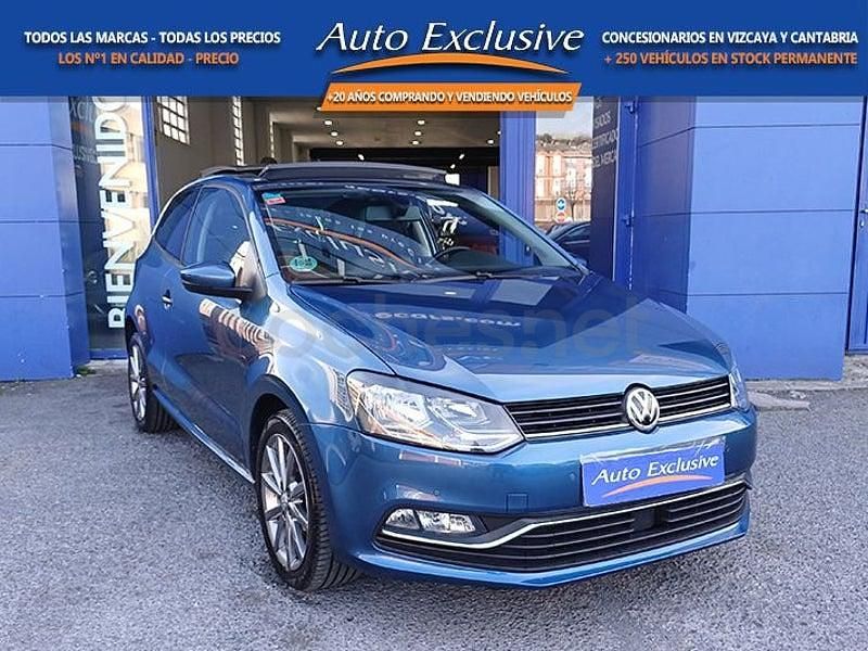 Usado VW Polo Advance 90 CV (66 kW) 2017 Azul Berlina