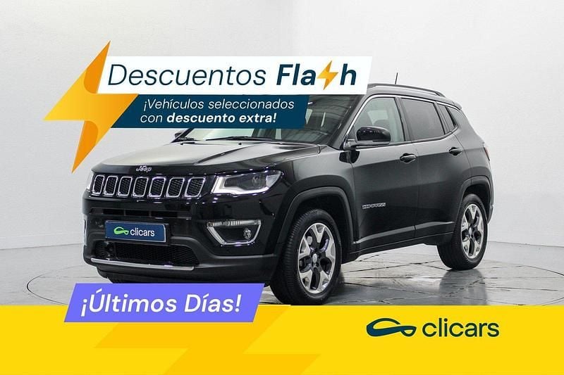 Negro Usado 2020 Jeep Compass Limited SUV | 18.490 € (Precio justo) - Imagen 1/4