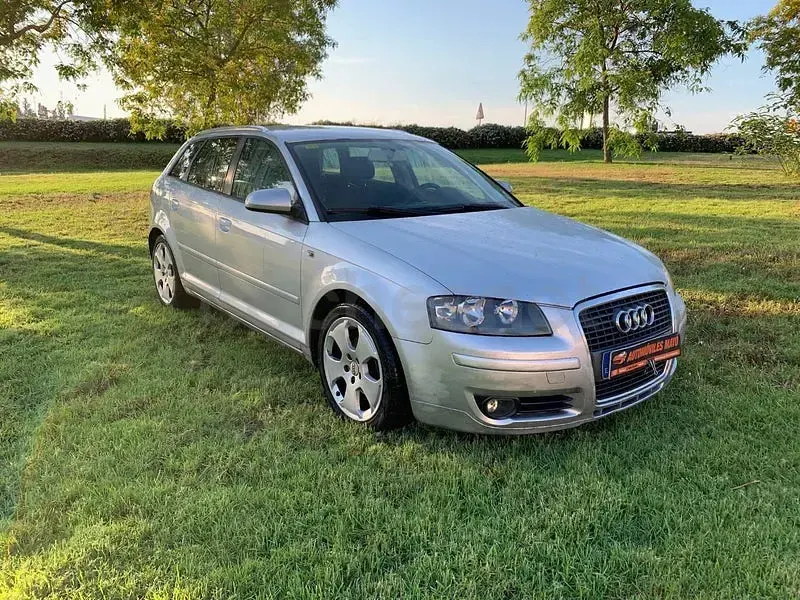 Usado Audi A3 Ambiente 105 CV (77 kW) 2007 Gris / plata Utilitario