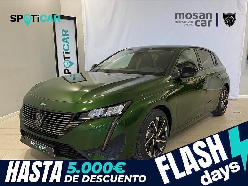 Verde Usado 2024 Peugeot 308 Allure Berlina | 23.500 € (Super precio) - Imagen 1/3