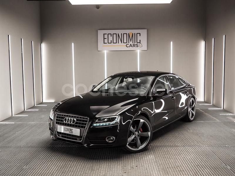 Usado Audi A5 Sportback 211 CV (155 kW) 2009 Negro Utilitario