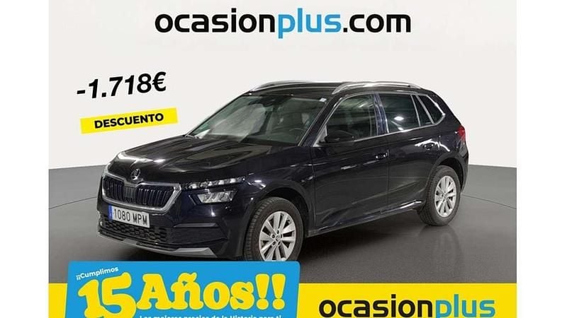 Negro Usado 2024 Skoda Kamiq Ambition SUV | 17.182 € (Super precio) - Imagen 1/4