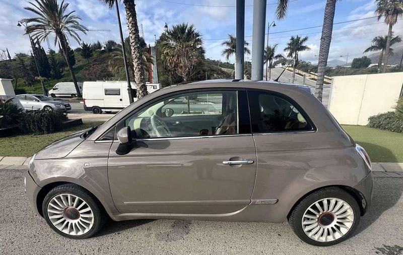 Usado Fiat 500 Lounge 101 CV (74 kW) 2009 Beige Descapotable