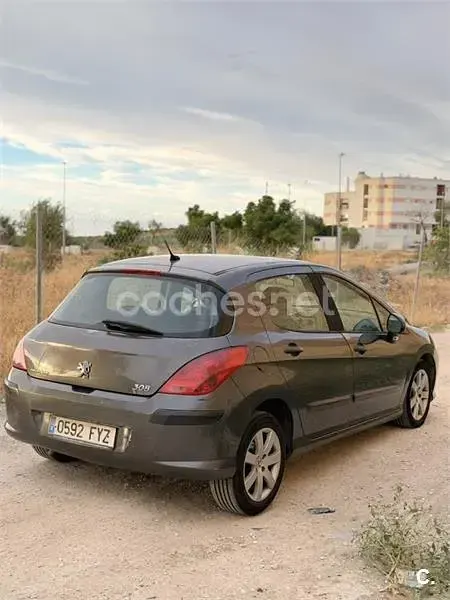 Usado Peugeot 308 Sport 110 CV (80 kW) 2009 Negro Berlina