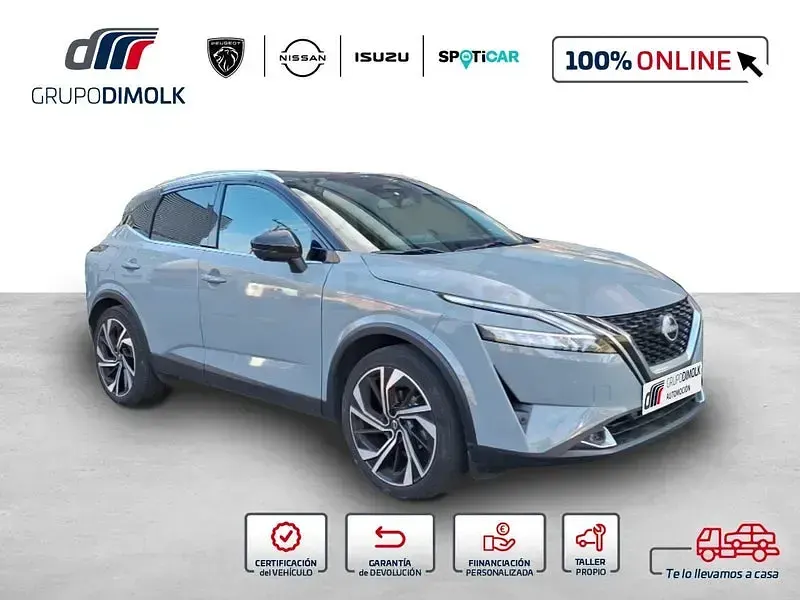Usado Nissan Qashqai Tekna 158 CV (116 kW) 2022 Gris / plata SUV