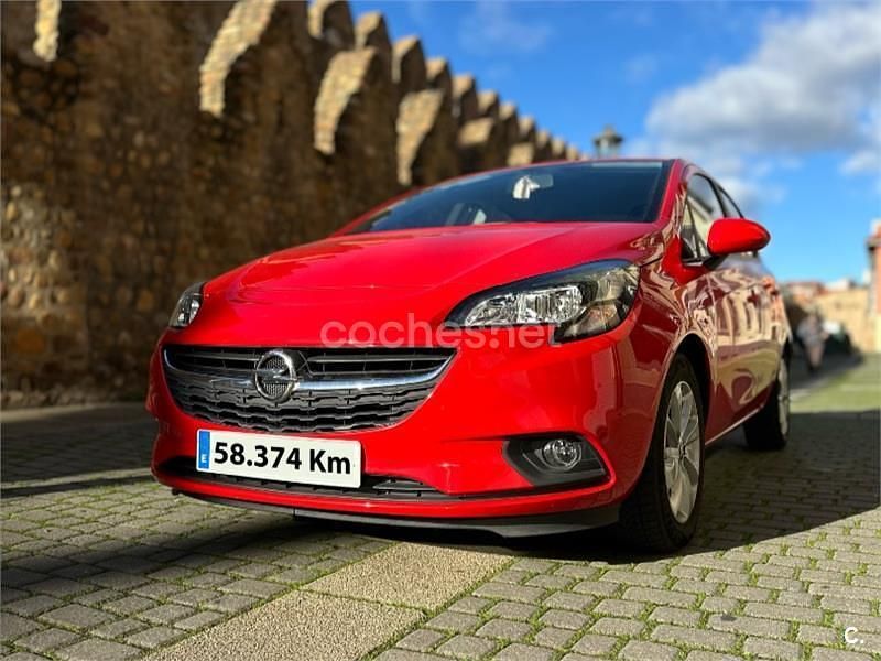 Usado Opel Corsa Selective 90 CV (66 kW) 2015 Rojo Berlina