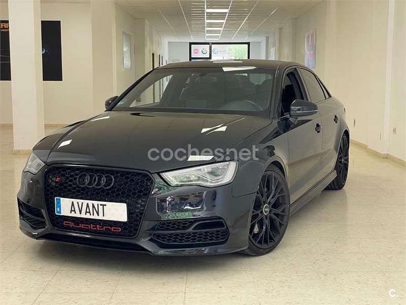 Usado Audi S3 300 CV (220 kW) 2014 Negro Berlina