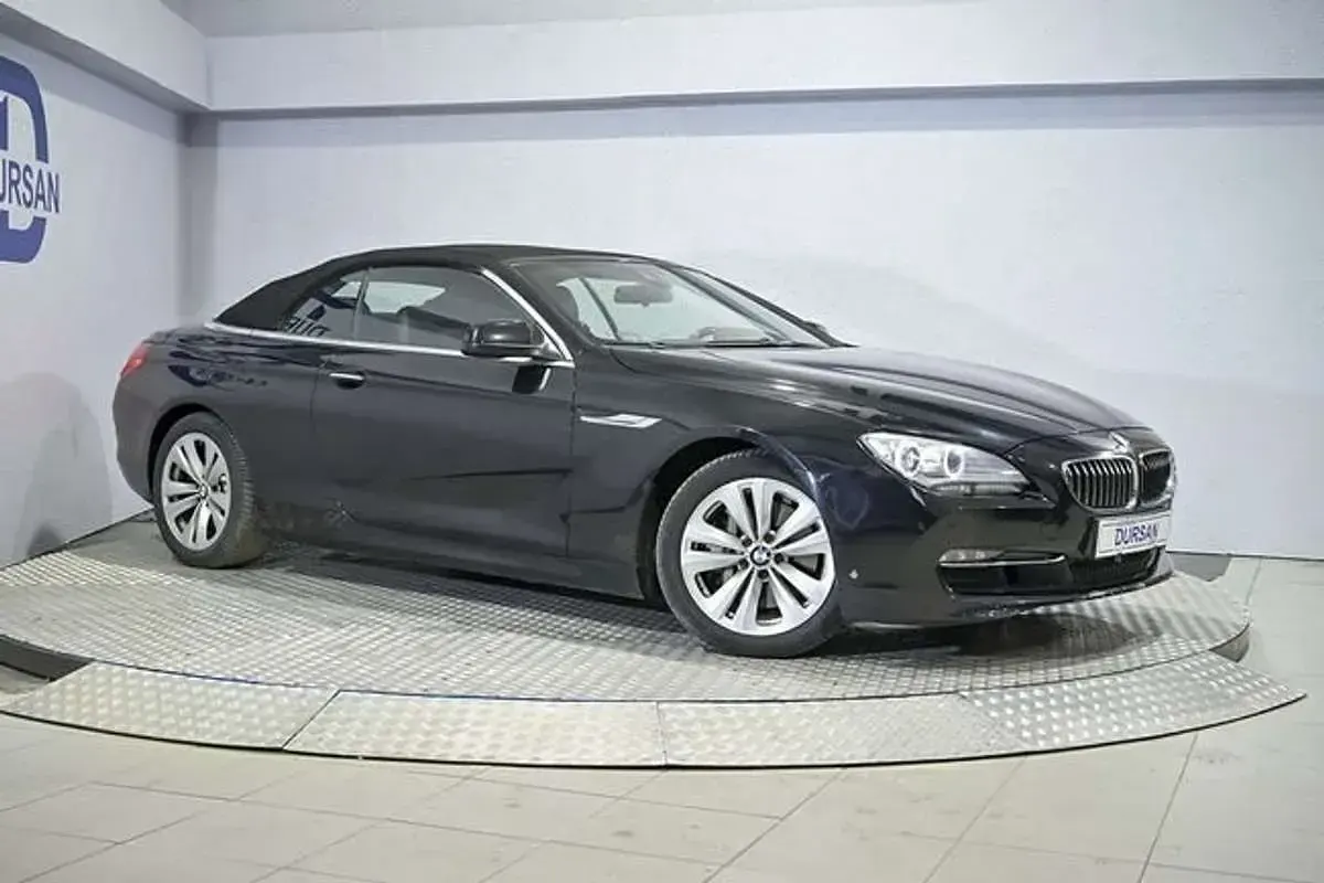 Usado BMW 640 Cabriolet 313 CV (230 kW) 2015 Negro Descapotable