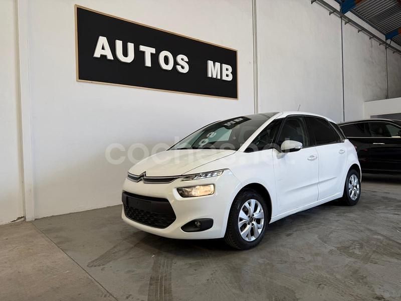 Blanco Usado 2015 Citroën C4 Picasso Intensive Monovolumen | 9999 € (Precio justo) - Imagen 1/4