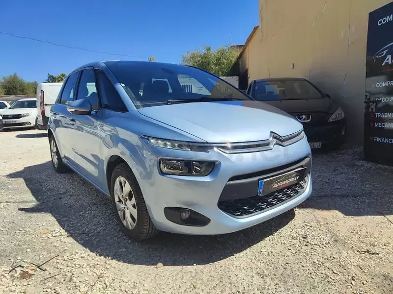 Usado Citroën C4 Picasso Attraction 130 CV (95 kW) 2015 Azul Monovolumen