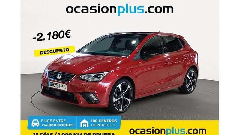 Rojo Usado 2022 Seat Ibiza FR Utilitario | 20.446 € (Precio justo) - Imagen 1/3