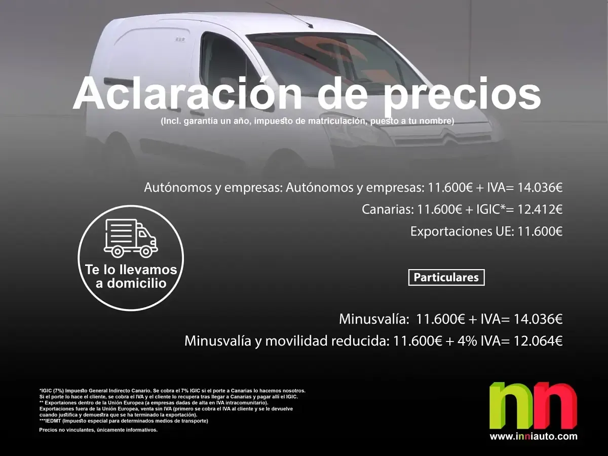 Usado Citroën Berlingo 100 CV (73 kW) 2018 Blanco Monovolumen