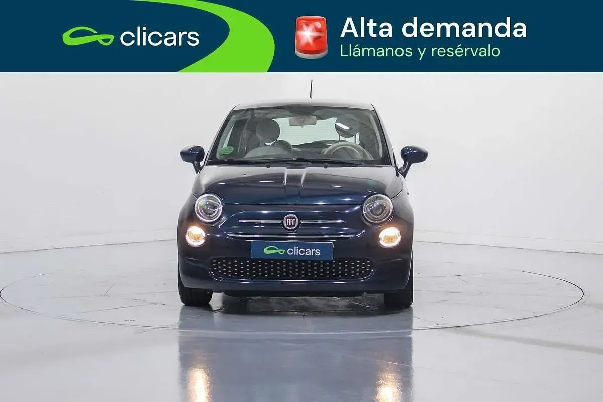 Usado Fiat 500 Lounge 69 CV (50 kW) 2019 Azul Utilitario