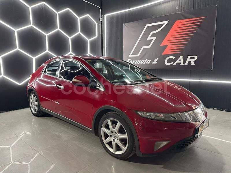 Rojo Usado 2009 Honda Civic Sport Berlina | 3980 € (Precio justo) - Imagen 1/4