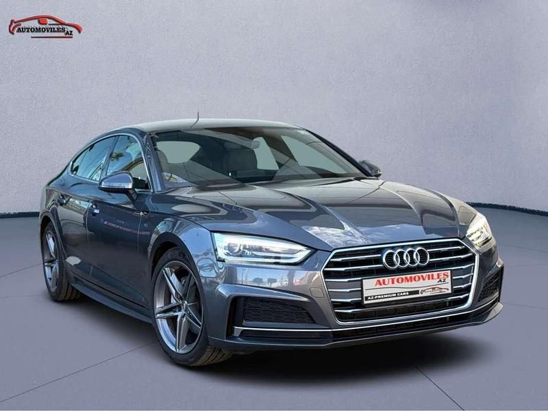 Usado Audi A5 Sportback S-Line 190 CV (139 kW) 2019 Gris Utilitario