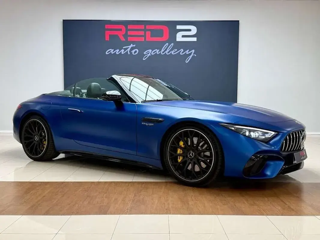 Usado Mercedes SL43 AMG AMG 585 CV (430 kW) 2022 Azul Descapotable