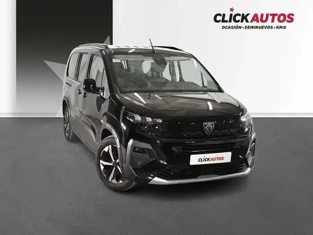 Usado Peugeot Rifter GT 131 CV (96 kW) 2026 Negro Monovolumen