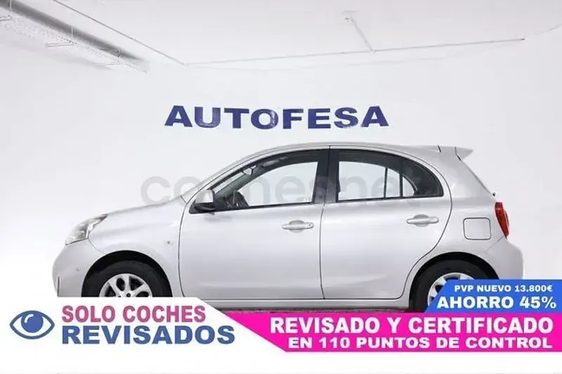 Usado Nissan Micra Acenta+ 80 CV (58 kW) 2014 Gris Utilitario