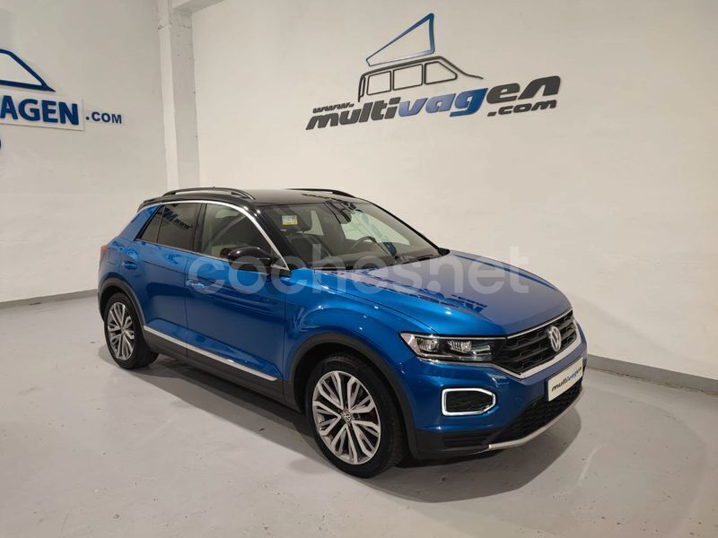 Azul Usado 2019 VW T-Roc Sportline SUV | 27.900 € - Imagen 1/4