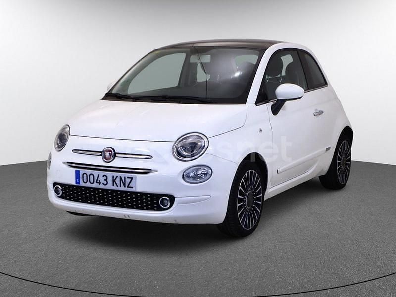 Usado Fiat 500 Lounge 69 CV (50 kW) 2018 Blanco Utilitario