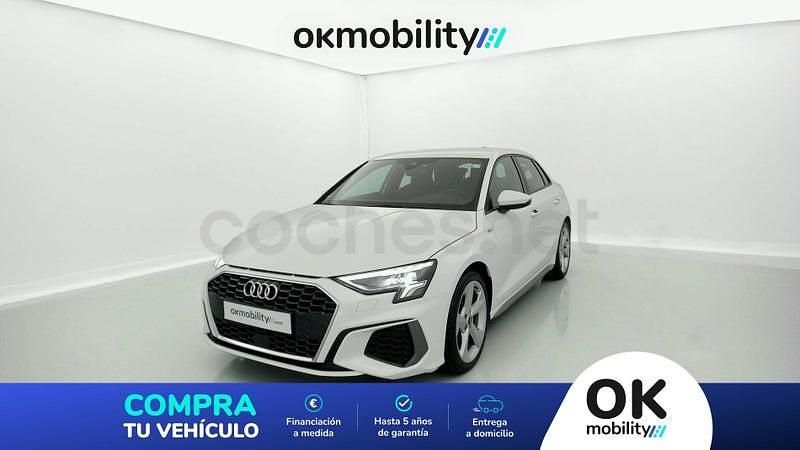 Usado Audi A3 S-Line 150 CV (110 kW) 2023 Blanco Berlina