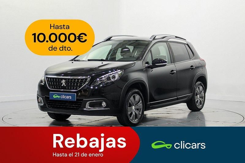 Negro Usado 2019 Peugeot 2008 Signature Sky SUV | 10.290 € (Super precio) - Imagen 1/4
