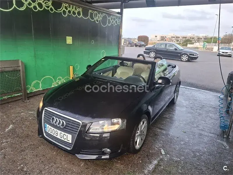 Usado Audi A3 Cabriolet Attraction 105 CV (77 kW) 2008 Negro Descapotable