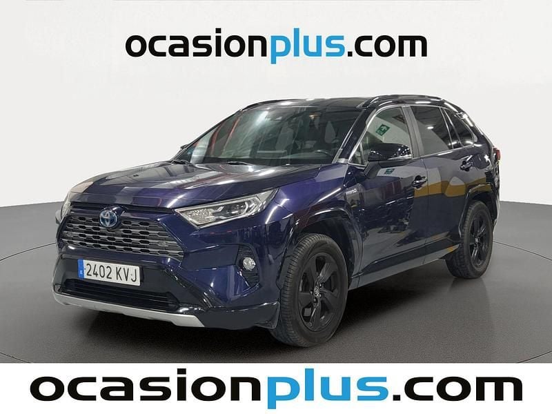 Usado Toyota RAV4 Hybrid 218 CV (160 kW) 2019 Azul SUV