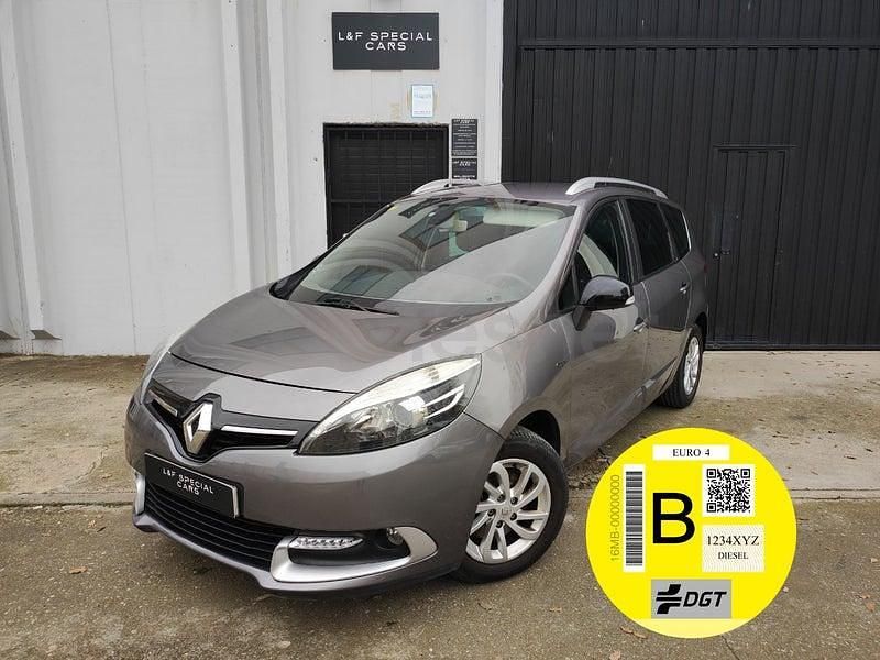 Usado Renault Grand Scénic III LIMITED 130 CV (95 kW) 2014 Gris / plata Monovolumen
