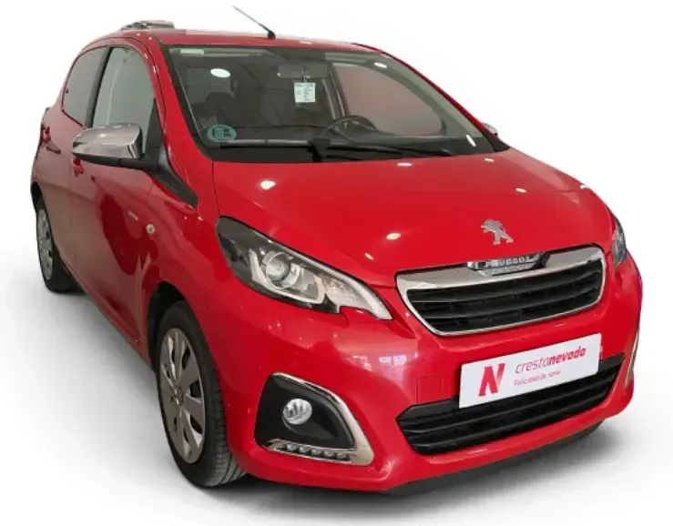 Usado Peugeot 108 Active 72 CV (52 kW) 2021 Rojo
