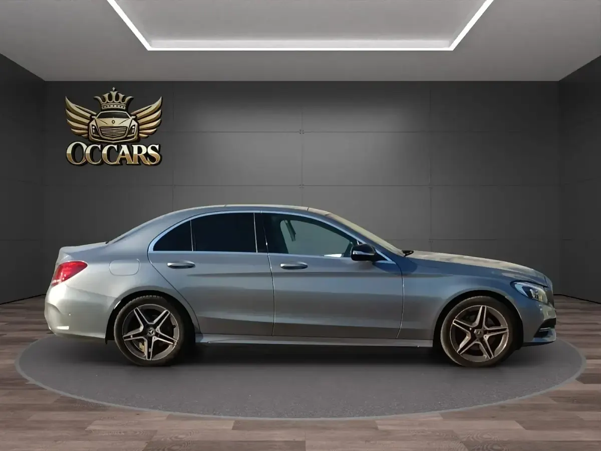 Usado Mercedes C200 AMG 136 CV (100 kW) 2015 Gris Berlina