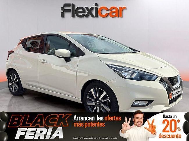 Blanco Usado 2018 Nissan Micra Acenta Berlina | 10.790 € (Precio justo) - Imagen 1/4