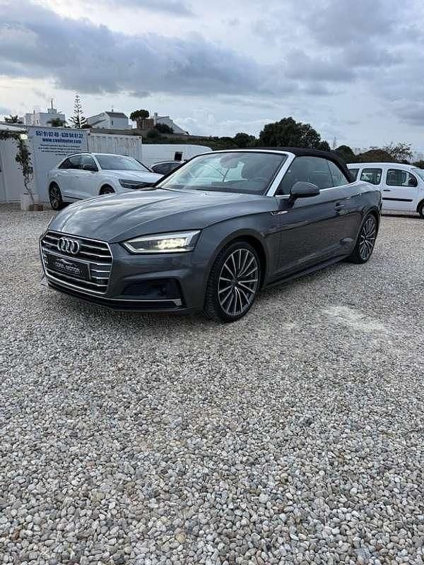 Usado Audi A5 Cabriolet S-Line 286 CV (210 kW) 2018 Gris Descapotable