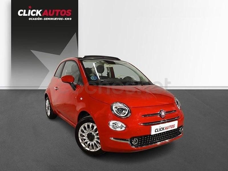 Usado Fiat 500C 70 CV (51 kW) 2023 Rojo Descapotable