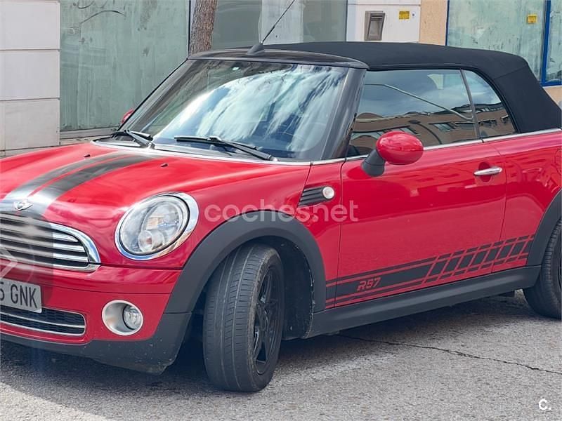 Rojo Usado 2009 Mini Cooper Cabriolet Descapotable | 7450 € (Precio justo) - Imagen 1/4