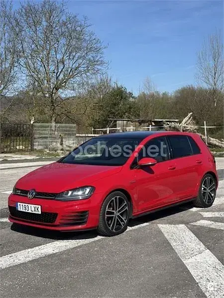 Usado VW Golf VII GTD 184 CV (135 kW) 2014 Rojo Berlina