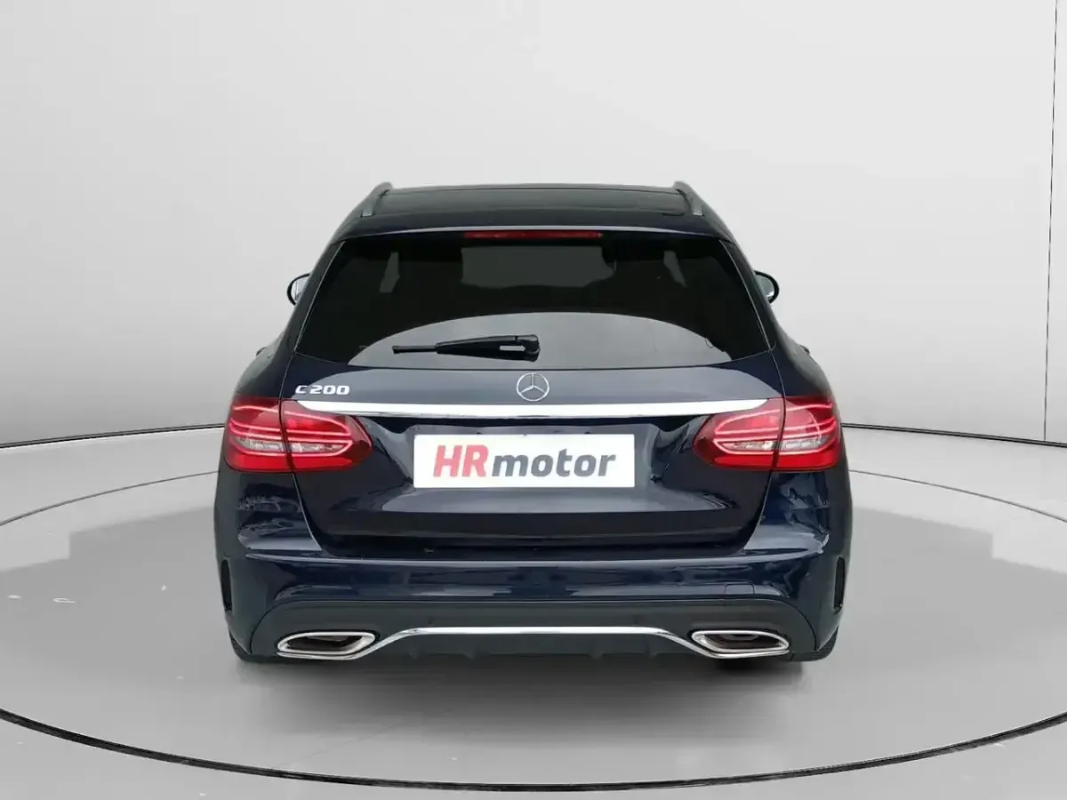 Usado Mercedes C200 184 CV (135 kW) 2019 Azul Berlina